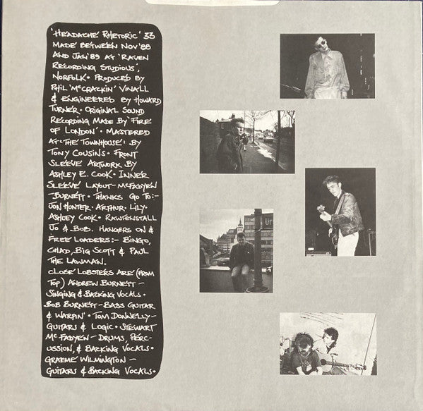 Close Lobsters ~ Headache Rhetoric (Vinyl) - Djungel & Jazz