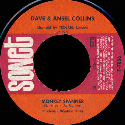 Dave & Ansel Collins ~ Monkey Spanner (Vinyl) - Djungel & Jazz