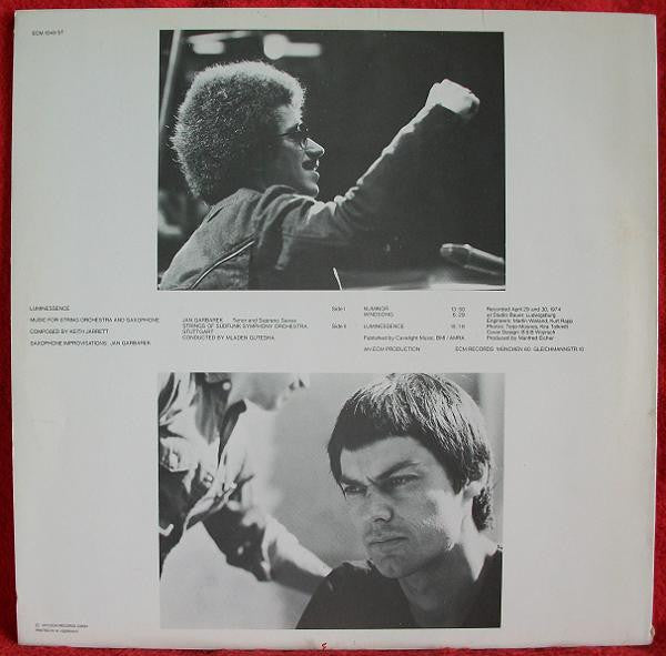 Keith Jarrett / Jan Garbarek ~ Luminessence (Vinyl) - Djungel & Jazz