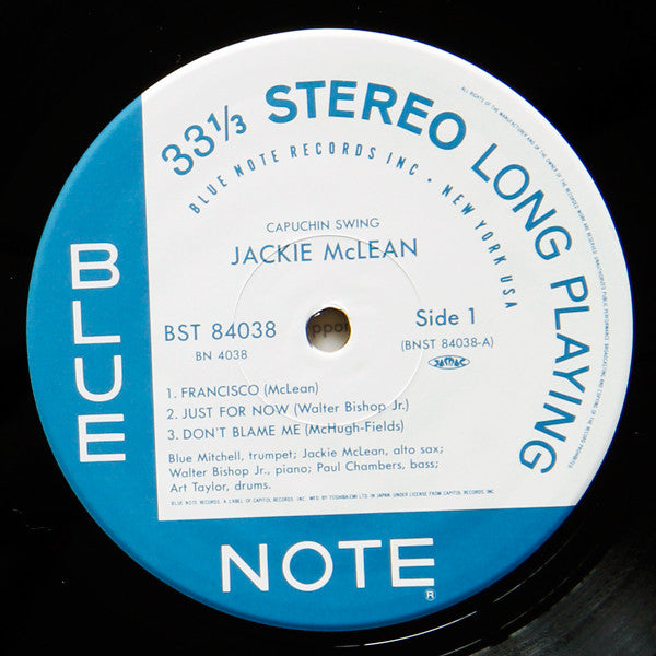 Jackie McLean : Capuchin Swing (LP, Album, Ltd, RE)