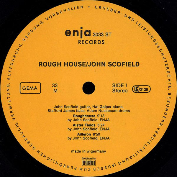 John Scofield Quartet ~ Rough House (Vinyl) - Djungel & Jazz