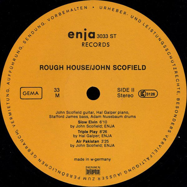 John Scofield Quartet ~ Rough House (Vinyl) - Djungel & Jazz