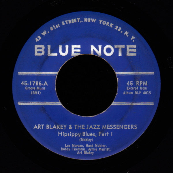 Art Blakey & The Jazz Messengers : Hipsippy Blues (7", Single)