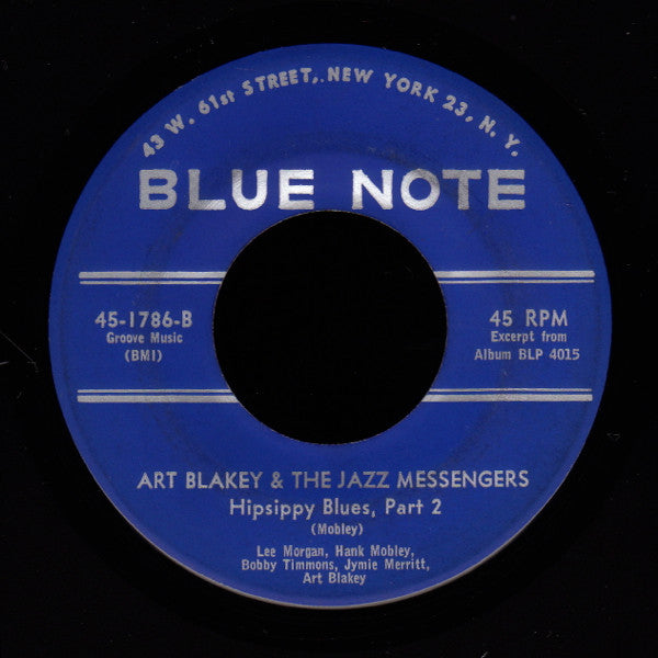 Art Blakey & The Jazz Messengers ~ Hipsippy Blues (Vinyl) - Djungel & Jazz