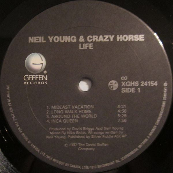 Neil Young & Crazy Horse ~ Life (Vinyl) - Djungel & Jazz