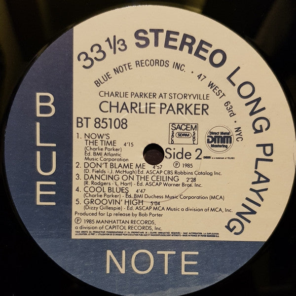 Charlie Parker ~ At Storyville (Vinyl) - Djungel & Jazz