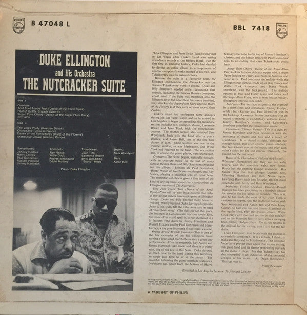 Duke Ellington And His Orchestra ~ The Nutcracker Suite (Vinyl) - Djungel & Jazz