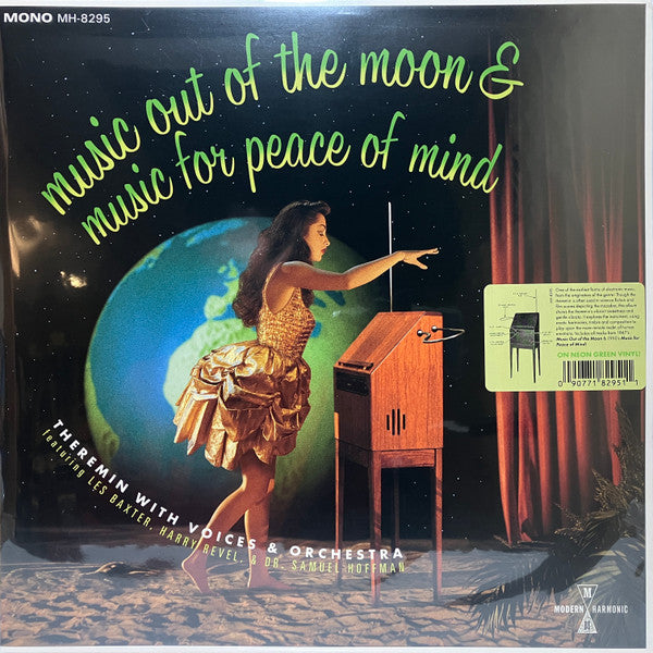 Theremin With Voices & Orchestra Featuring Les Baxter, Harry Revel & Dr. Samuel Hoffman ~ Music Out Of The Moon & Music For Peace Of Mind (Vinyl) - Djungel & Jazz