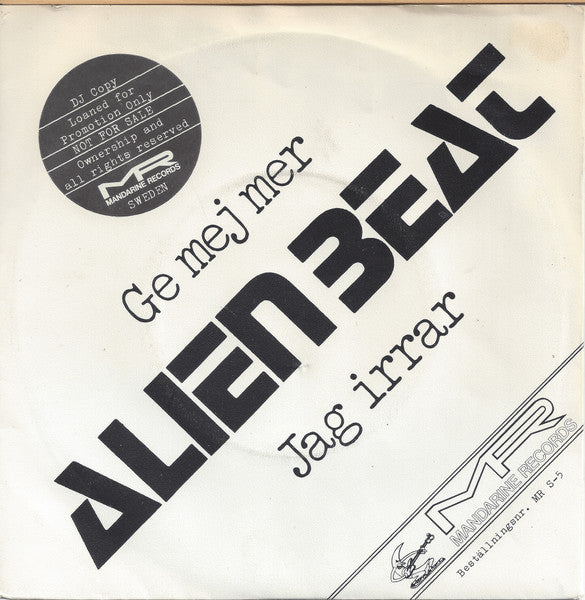 Alien Beat ~ Ge Mej Mer / Jag Irrar (Vinyl) - Djungel & Jazz