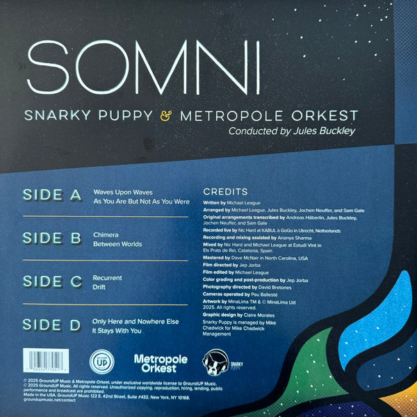 Snarky Puppy, Metropole Orchestra ~ Somni (Vinyl) - Djungel & Jazz
