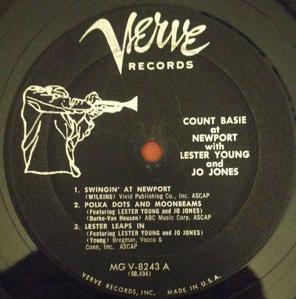 Count Basie : Count Basie At Newport (LP, Album, Mono)