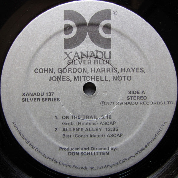 Al Cohn, Dexter Gordon, Barry Harris , Louis Hayes, Sam Jones, Blue Mitchell, Sam Noto ~ Silver Blue (Vinyl) - Djungel & Jazz