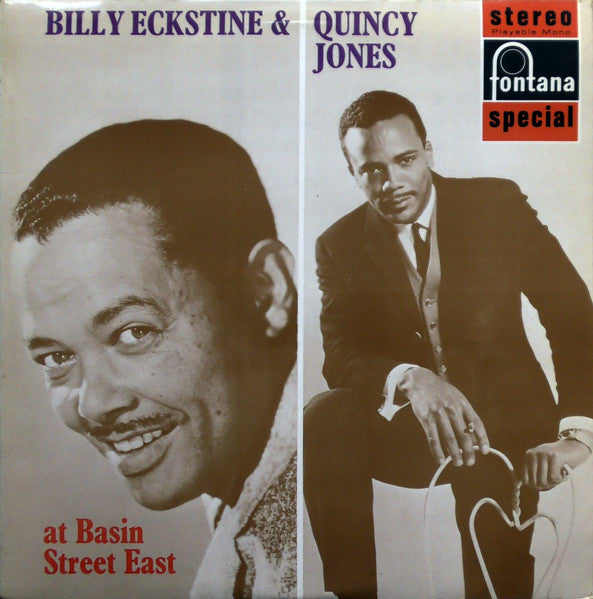 Billy Eckstine & Quincy Jones : At Basin Street East (LP, RE)