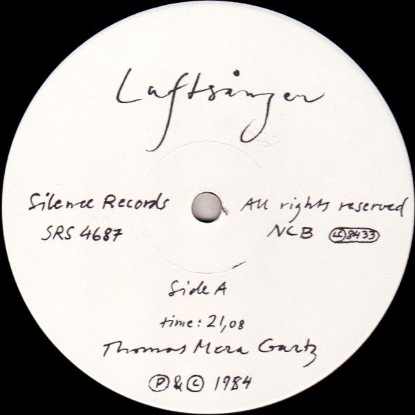 Thomas Gartz : Luftsånger = Cloudsongs (LP, Album)