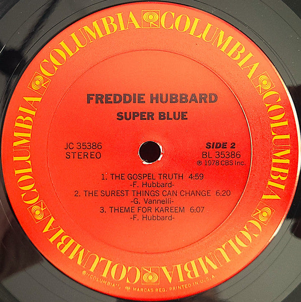 Freddie Hubbard : Super Blue (LP, Album, Pit)