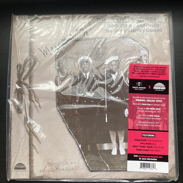 The Heath Brothers / Albert, Jimmy And Percy Featuring Stanley Cowell ~ Marchin' On! (Vinyl) - Djungel & Jazz