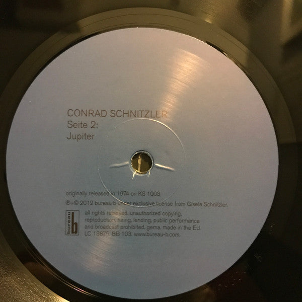 Conrad Schnitzler ~ Blau (Vinyl) - Djungel & Jazz