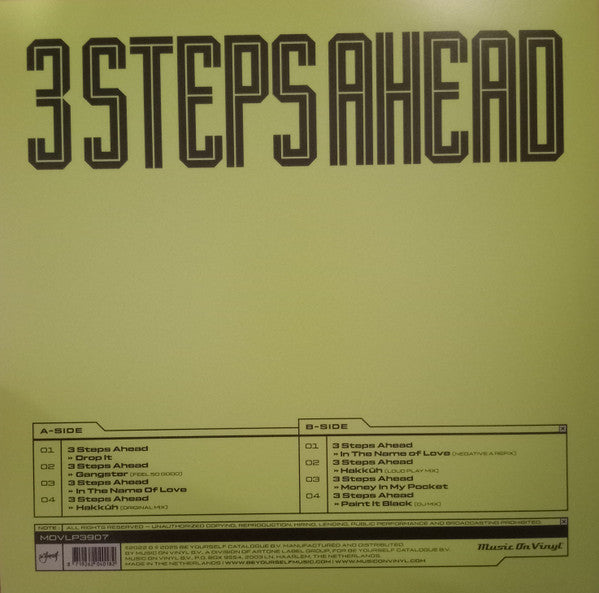 3 Steps Ahead ~ Hardcore Legends (Vinyl) - Djungel & Jazz