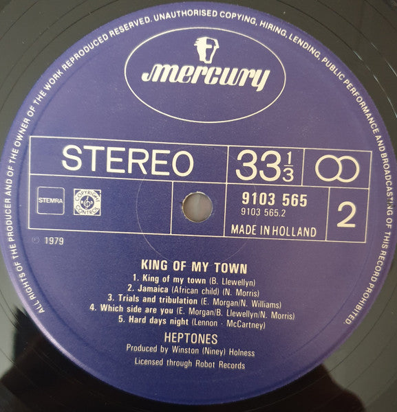The Heptones : King Of My Town (LP, Album)