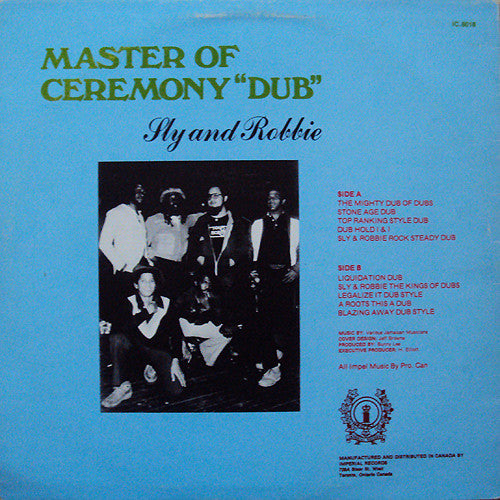 Sly & Robbie : Master Of Ceremony "Dub" (LP, Album)