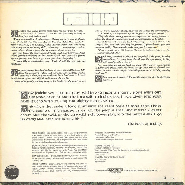 Jericho  ~ Jericho (Vinyl) - Djungel & Jazz