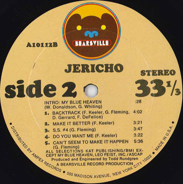 Jericho  ~ Jericho (Vinyl) - Djungel & Jazz