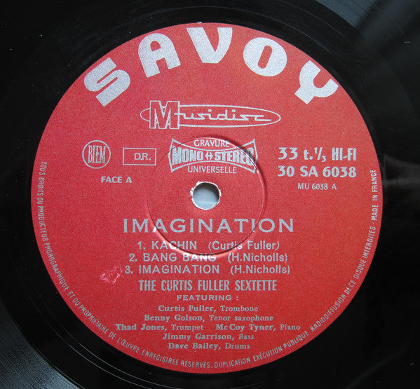 The Curtis Fuller Sextet ~ Imagination (Vinyl) - Djungel & Jazz