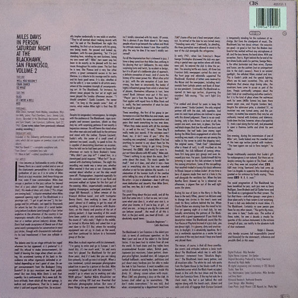 Miles Davis : In Person, Saturday Night At The Blackhawk, San Francisco, Volume 2 (LP, RM)