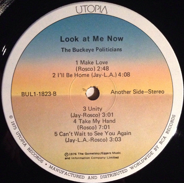 The Buckeye Politicians* : Look At Me Now (LP, Album)