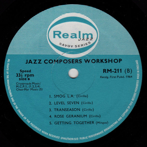 Charlie Mingus, John LaPorta, Teo Macero, Kenny Clarke ~ Jazz Composers Workshop (Vinyl) - Djungel & Jazz
