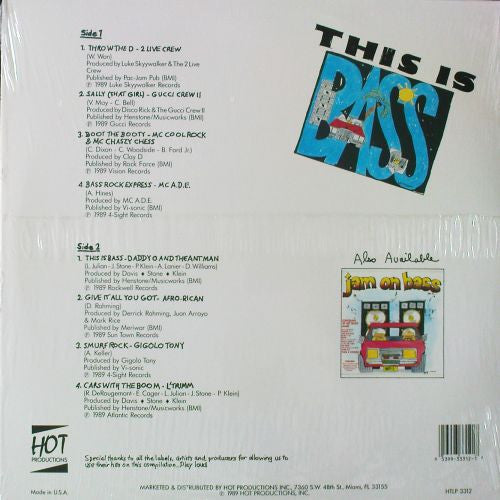 Various ~ This Is Bass (Vinyl) - Djungel & Jazz