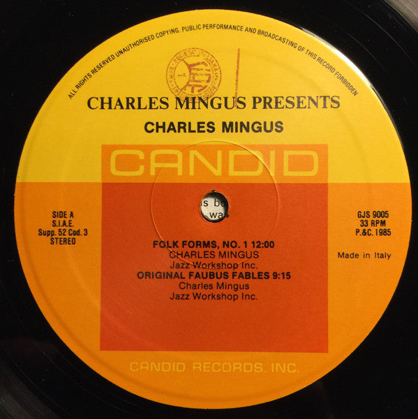 Charles Mingus ~ Presents Charles Mingus (Vinyl) - Djungel & Jazz