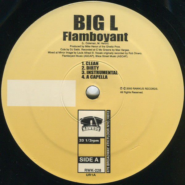 Big L ~ Flamboyant (Vinyl) - Djungel & Jazz