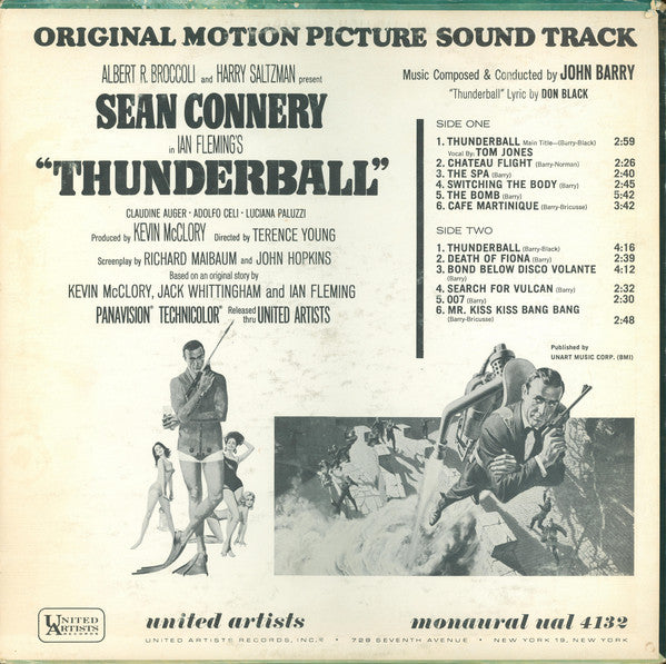 John Barry ~ Thunderball (Original Motion Picture Soundtrack) (Vinyl) - Djungel & Jazz