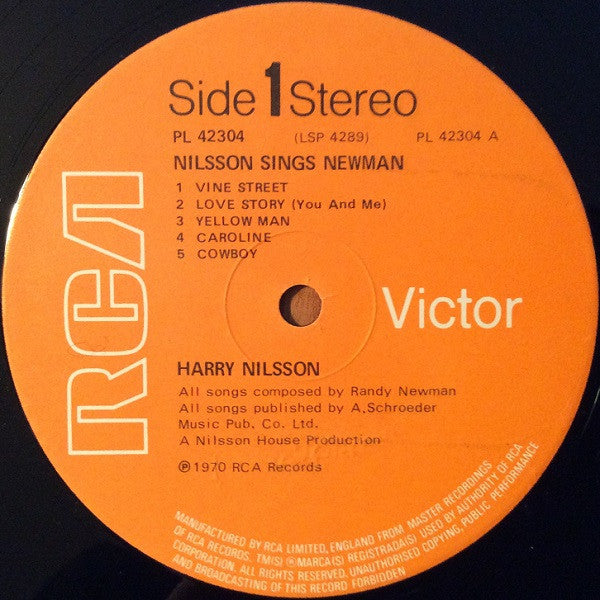 Nilsson ~ Nilsson Sings Newman (Vinyl) - Djungel & Jazz