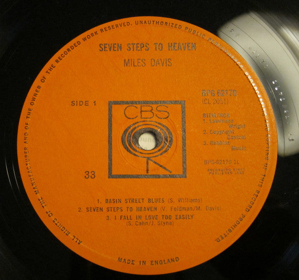 Miles Davis ~ Seven Steps To Heaven (Vinyl) - Djungel & Jazz