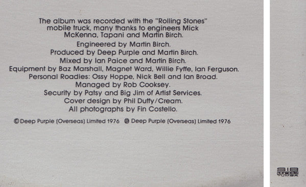 Deep Purple ~ Made In Europe (Vinyl) - Djungel & Jazz