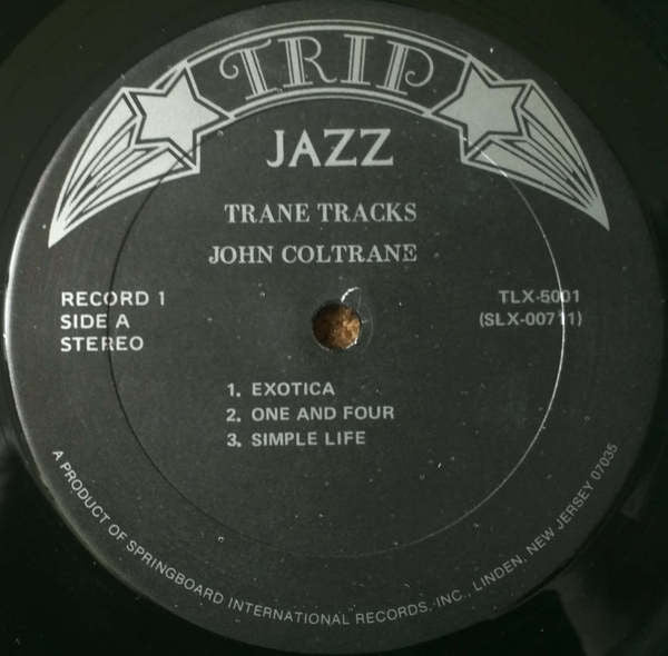 John Coltrane ~ Trane Tracks (Vinyl) - Djungel & Jazz