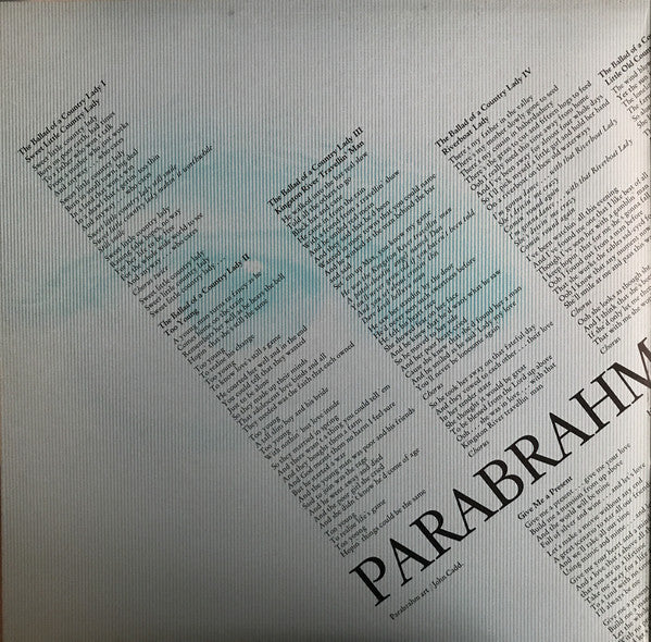 Brian Cadd ~ Parabrahm (Vinyl) - Djungel & Jazz