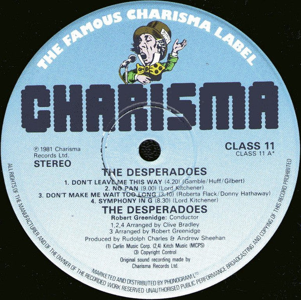 Desperadoes* : Desperadoes (LP, Album)