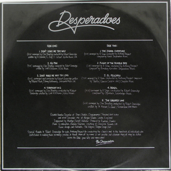 Desperadoes* : Desperadoes (LP, Album)