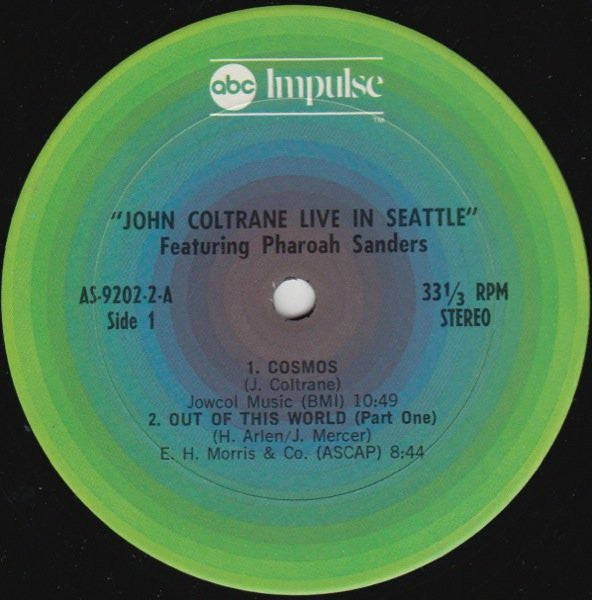 John Coltrane Featuring Pharoah Sanders ~ Live In Seattle (Vinyl) - Djungel & Jazz