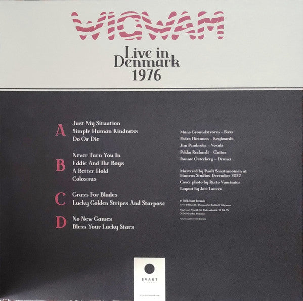 Wigwam  ~ Live in Denmark 1976 (Vinyl) - Djungel & Jazz