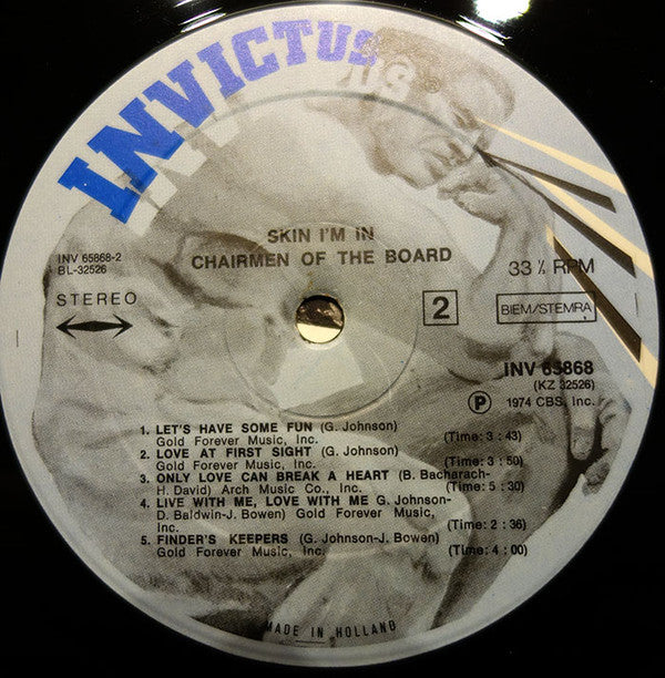 Chairmen Of The Board : Skin I'm In (LP, Album)