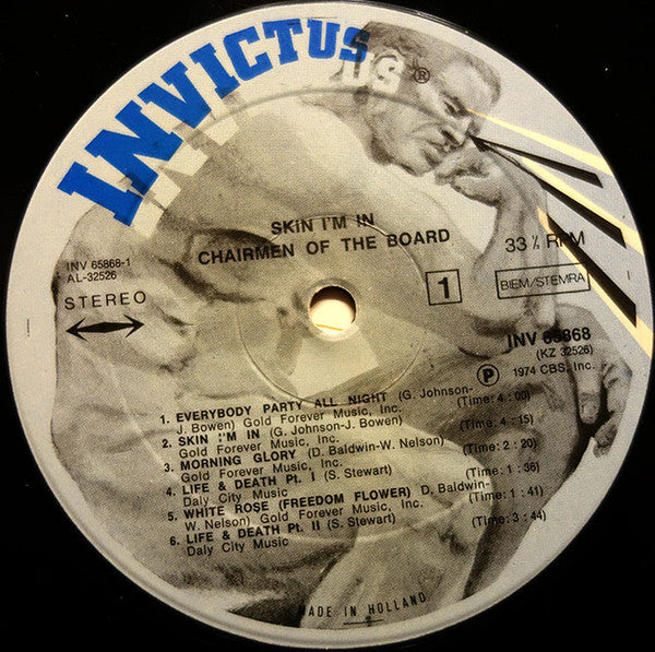 Chairmen Of The Board : Skin I'm In (LP, Album)