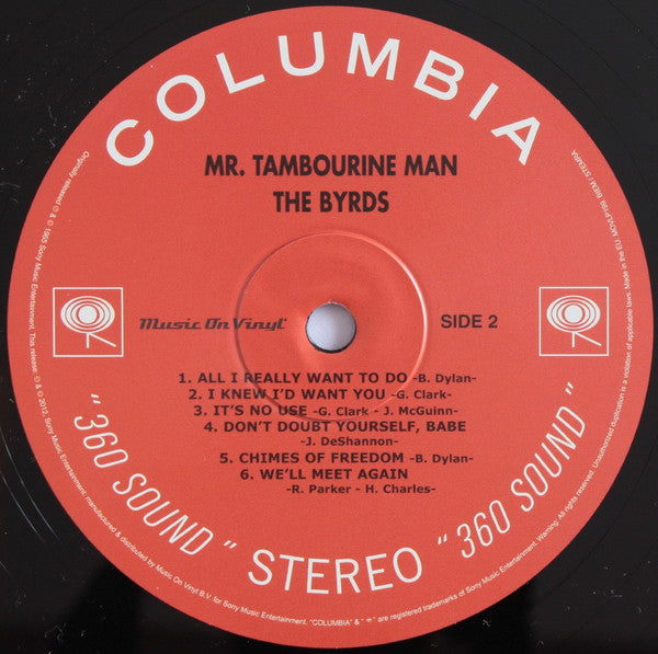 The Byrds ~ Mr. Tambourine Man (Vinyl) - Djungel & Jazz