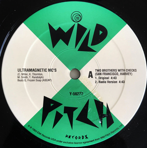 Ultramagnetic MC's ~ Two Brothers With Checks (San Francisco, Harvey) (Vinyl) - Djungel & Jazz