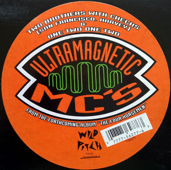 Ultramagnetic MC's ~ Two Brothers With Checks (San Francisco, Harvey) (Vinyl) - Djungel & Jazz