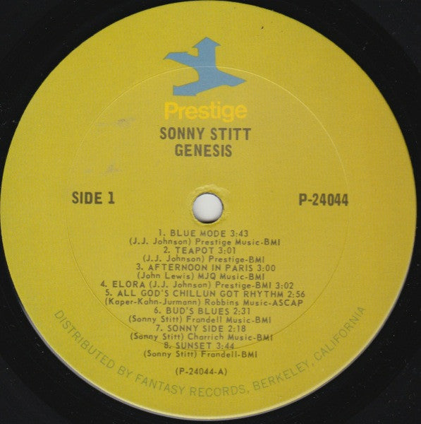 Sonny Stitt ~ Genesis (Vinyl) - Djungel & Jazz