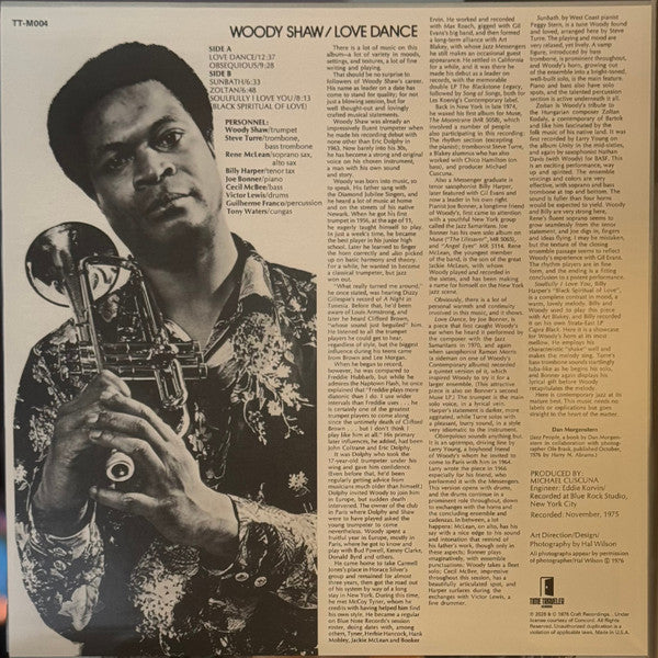 Woody Shaw ~ Love Dance (Vinyl) - Djungel & Jazz
